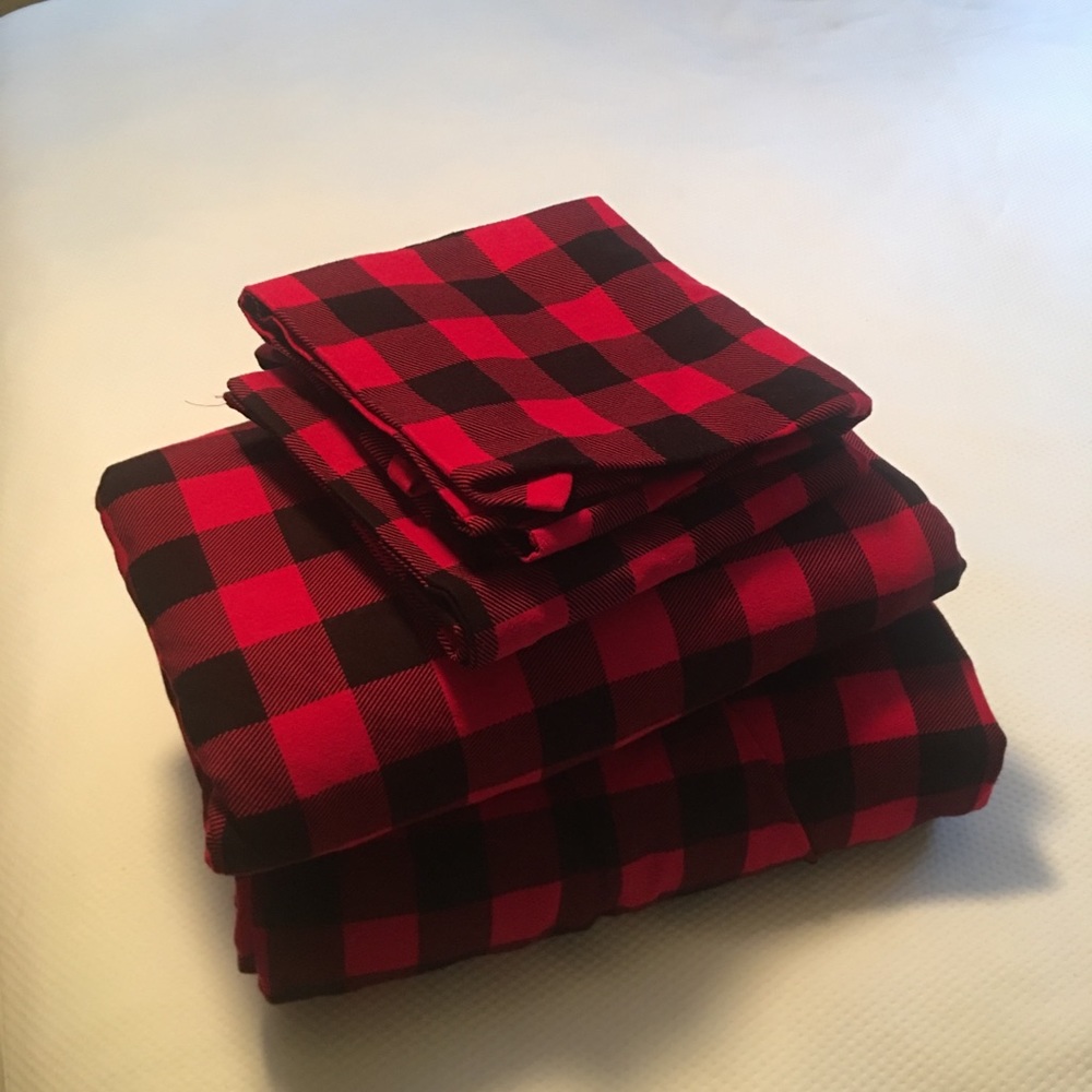 🔴⚫️Mainstays Buffalo Plaid sheets *NWOT* 🛌 - Picture 4 of 6